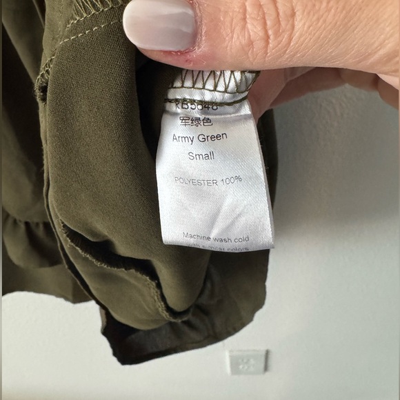 Green Ruffle Romper - Picture 5 of 5